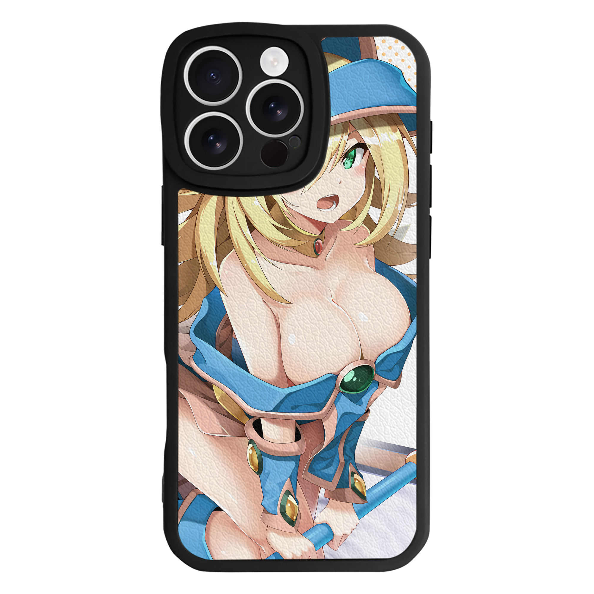 （画像用） 遊☆戯☆王 Yu-Gi-Oh! 【iPhone 16シリーズ対応】シリコンスマホケース（レザー調） 材質：シリコン